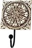 Guru-Shop Kleiderhaken Indischer Wandhaken Ornament - Blüte Bild 2