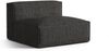 Micadoni Modul Nuria 2-Sitzer Boucle Anthrazit Bild 2