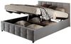 REDOM Polsterbett Stauraumbett Kinderbett Gästebett Funktionsbett Doppelbett (mit hydraulischem Stauraum, weichem holländischem Samt und stabilen Lattenrost – Perfekt für kleine Wohnungen und modernes Wohnen, 180x200 cm) Bild 3