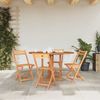 Gartentisch, Balkontisch, Küchentisch Butterfly Klappbar 120 x 70 x 75 cm Teak Massivholz Bild 3