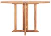 Gartentisch, Balkontisch, Küchentisch Butterfly Klappbar 120 x 70 x 75 cm Teak Massivholz Bild 4