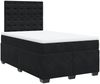 vidaXL Boxspringbett mit Matratze Schwarz 120x200 cm Samt 3290896 Bild 2
