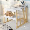 Schreibtisch mit Bank für Kinderzimmer, Hochstuhl und Tisch für ein Kind Bild 2