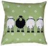heimtexland Tischdecke Gobelin Tischdeko Osterdeko Tischset Deko Kissen (Stück 1-tlg, 1), Kissenhülle 40x40 I Applikation I Leinen-Optik I Sofakissen Bild 4