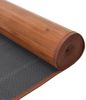 vidaXL Teppich Rechteckig Braun 100x300 cm Bambus 376950 Bild 5
