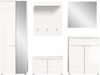 xonox. home Garderobe Solero X7WA9G01 Garderobenkombination Garderobenmöbel in Weiß Nachbildung und weiß Hochglanz tiefzieh, ca. B/H/T: 258 x 193 x 37 cm Bild 2