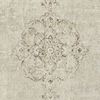 Orientalischer Samt-Teppich Fransen Oriental Vintage Medallion Creme - 195x300x0,5cm Bild 2