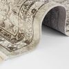 Orientalischer Samt-Teppich Fransen Oriental Vintage Medallion Creme - 195x300x0,5cm Bild 3