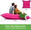 Green Bean® Sitzsack, waschbar, Polyester-PVC-Stoff, Pink, 140x180 cm, 380 Liter Bild 5