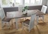 Esstisch Mango verlängerbar 140-220x90x76 weiß lackiert TOULOUSE #114 Bild 4