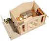 Alpholz Gartenhaus Mirko Modern mit Schleppdach Gartenhaus aus Holz Holzhaus mit 28 mm Wandstärke inklusive Schleppdach Blockbohlenhaus mit Montagematerial Bild 3