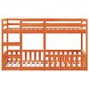 vidaXL Etagenbett Wachsbraun 80x200 cm Massivholz Kiefer 3308588 Bild 5