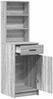 vidaXL Highboard Graues Sonoma 40 x 40,5 x 135 cm Holzwerkstoff 865078 Bild 5