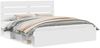 vidaXL Bettrahmen mit Kopfteil Weiß 180 x 200 cm Massives Kiefernholz 3411712 Bild 2