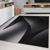 Kurzflor Teppich Pago rechteckig - 240x340 cm - Schwarz Bild 2