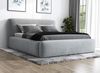 Polsterbett LUMO 140x200 ohne Matratze mit Bettkasten und Lattenrost. Farbe: Silber 15 Bild 2