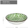 Ritzenhoff & Breker Servierschale 4er Set Schale flach 9,5cm Lime Sao - Ritzenhoff 744910, Porzellan Bild 4