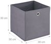 Relaxdays Graue Aufbewahrungsbox im 4er Set Bild 5
