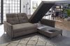 Wohnlanschaft Lydia / Loft, Mikrofaser, Braun, 273 x 95 x 214 cm Bild 4