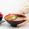 Ramen Schüssel Set 16tlg. 980ml Restaurant Essgeschirr mit Löffeln für Udon Soba Bild 3