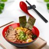 Ramen Schüssel Set 16tlg. 980ml Restaurant Essgeschirr mit Löffeln für Udon Soba Bild 5