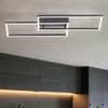 LED Deckenleuchte, schwarz, Fernbedienung, dimmbar Bild 5