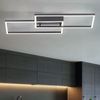 LED Deckenleuchte, schwarz, Fernbedienung, dimmbar Bild 4