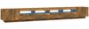 3-tlg. TV-Schrank-Set LED-Leuchten Räuchereiche Holzwerkstoff [3120176] Bild 2