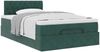 vidaXL Ottoman-Bett mit Matratze Dunkelgrün 120x200 cm Samt 3311840 Bild 5