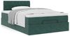 vidaXL Ottoman-Bett mit Matratze Dunkelgrün 120x200 cm Samt 3311840 Bild 4