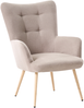 Ohrensessel VEJLE Stoff Beige Bild 4