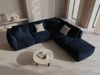 Micadoni Modulares Ecksofa Chris 4-Sitzer Rechts Samt Königsblau Bild 5