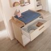 roba Wickelkommode 'Jil' - mit 3 Schubladen - Soft-Close - inkl. Wickelaufsatz - Cashmere / Chestnut Bild 4