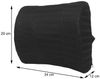 Lendenkissen HWC-N77, Rückenkissen Lordosenstütze, Memory Foam Stoff/Textil waschbar Befestigungsgürtel schwarz Bild 3