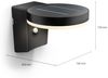 Solar Wandleuchte Zonal rund 21,4 x 16,7 x 14,2 cm schwarz Bild 3
