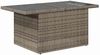 vidaXL 9-tlg. Garten-Sofagarnitur mit Kissen Grau Poly Rattan Akazie 3326212 Bild 5