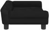 Hundebett Samt, Massivholz, Polyester, Schwarz, 70 x 48 x 22 cm Bild 4