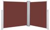 vidaXL Ausziehbare Seitenmarkise Braun 120 x 600 cm 48451 Bild 2