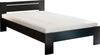 CANNES Futonbett 120x200 cm - Minimalistisches Jugendzimmer Bett in Schwarz - 125 x 71 x 204 cm (B/H/T) Bild 4