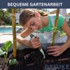 Hochbeet für Garten OSKAR Braun 240x40x77cm Verzinkter Stahl Hochbeet Metall Gartenbeet Kräuterbeet Blumenbeet Beet hoch Frühbeet für Garten Gemüsebeet Bild 5