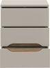 Nachtkommode >EDWAL< 3 Schübe, Sand / Mauvelle Eiche - 50,4x63,5x41,5cm (BxHxT) Bild 3