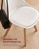 VASAGLE Esszimmerstuhl aus PU-Leder und Buchenholz, für Esszimmer und Büro, Gepolsterte Küchenstühle, 6er Set, 46,5 x 57 x 79 cm Bild 4