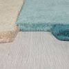 FLAIR RUGS Wollteppich Abstract Collage, rechteckig, Höhe: 11 mm, 100% Wolle, Karo Design, Patchwork, modern, mehrfarbig Bild 3