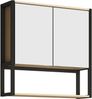 VCM Badmöbel Spiegelschrank Edino 920015 Honig-Eiche H. 60 x B. 60 x T. 17 cm Bild 2