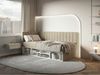 Selsey 'Ventrio' Jugendbett linksseitig mit Regalen, Easy-Clean-Samtbezug, graubeige, 90x200 cm Bild 3