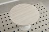Esstisch >Josh< in Travertin, beige, Keramik, Metall - 75x90cm (HxD) Bild 2