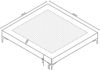 Doppelbett Lilla mit Matratze Samt 180x200 cm Blau [en. casa] Bild 3