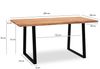 Massivholz Schreibtisch | Executive Bürotisch mit Baumkante | Konferenztisch XXL | Industrial Design | Akazie Goldbraun 200x100 cm | TARN von Kadima Design Bild 3