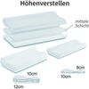 LAMB Nackenkissen Memory Foam Höheneinstellbar RUCO-BAC Grün 60x36x12cm Bild 3