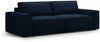 Micadoni Schlafsofa Jodie 3-Sitzer Boucle Dunkelblau Bild 2